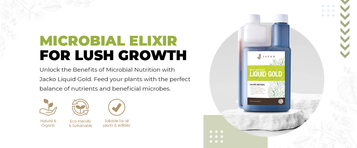 Jacko Liquid Gold Microbial Elixir for Plants