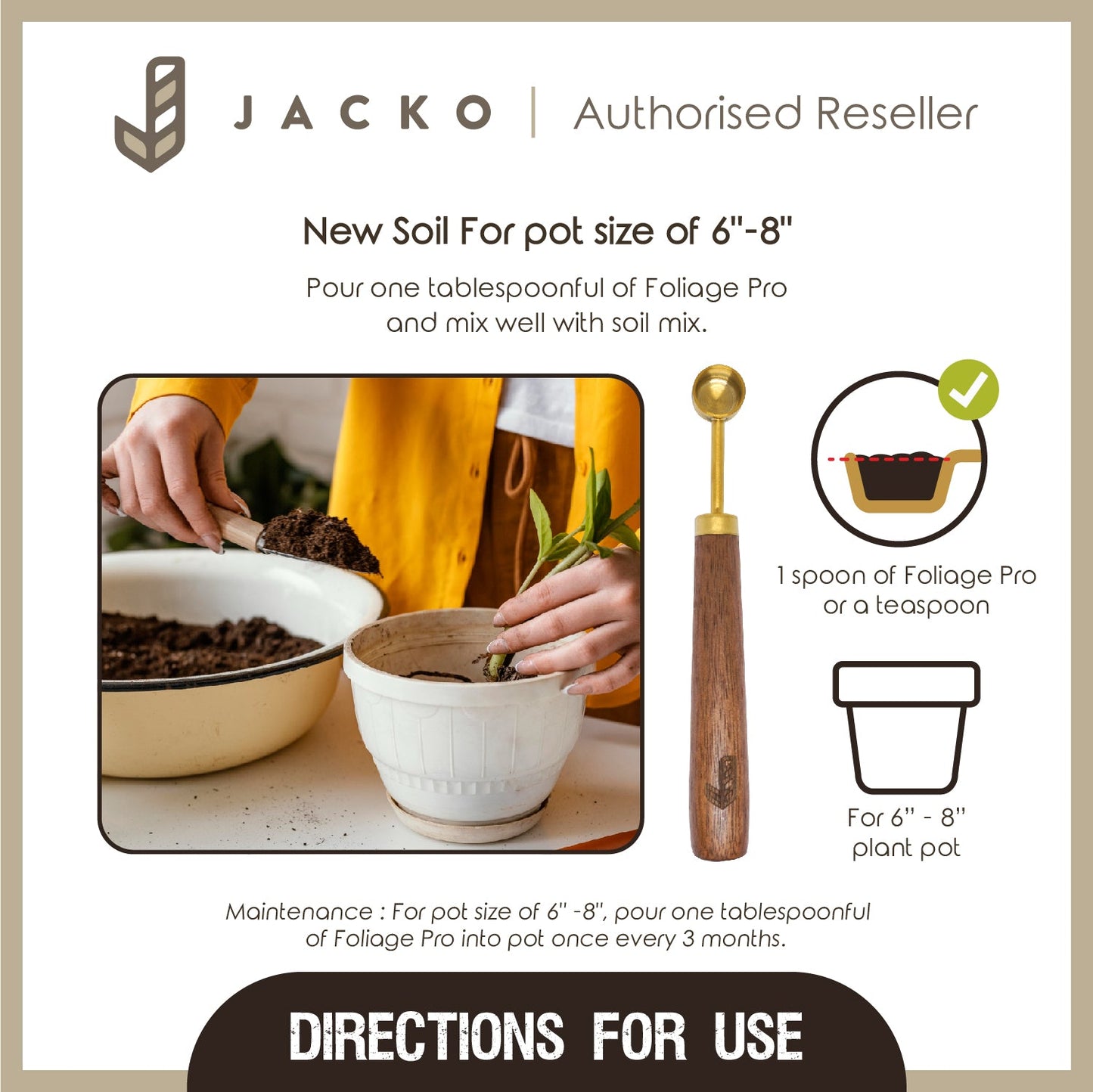 【Beginner's Gardening Combo】Jacko Liquid Gold + Jacko Organic Fertiliser 2.5L + Gardening Mat 1M x 1M