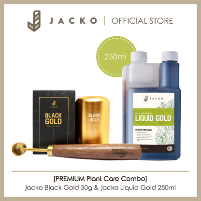 Jacko Black Gold 50g and Jacko Liquid Gold 250ml - Premium Care Combo 